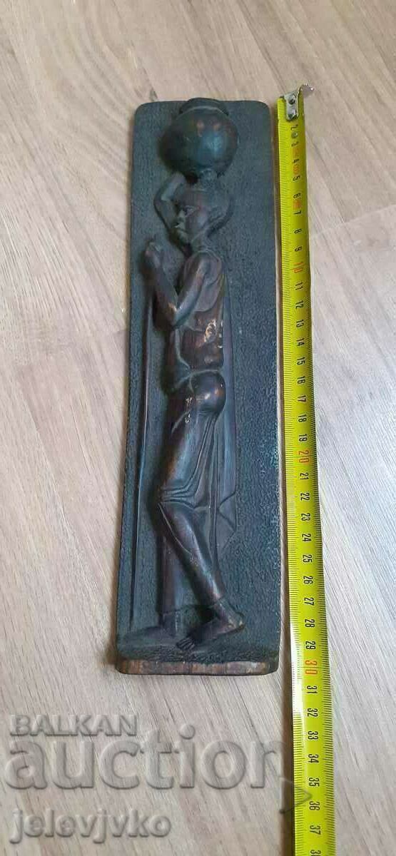 Panou de perete african din lemn