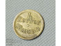Стара немска монета жетон кербер роделхайм
