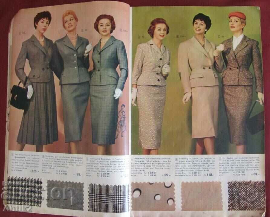 Доставка на 1957г. Списание за Мода и Обзавеждане JELMOLI Швейцария