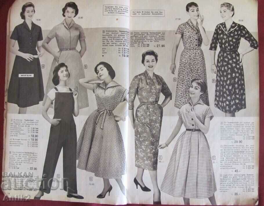 1957 Fashion and Furnishing Magazine JELMOLI Switzerland - 5 1957 Fashion and Furnishing Magazine JELMOLI Switzerland - 5