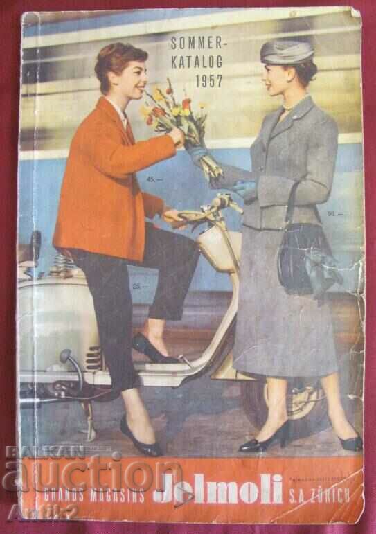 1957 Fashion and Furnishing Magazine JELMOLI Switzerland