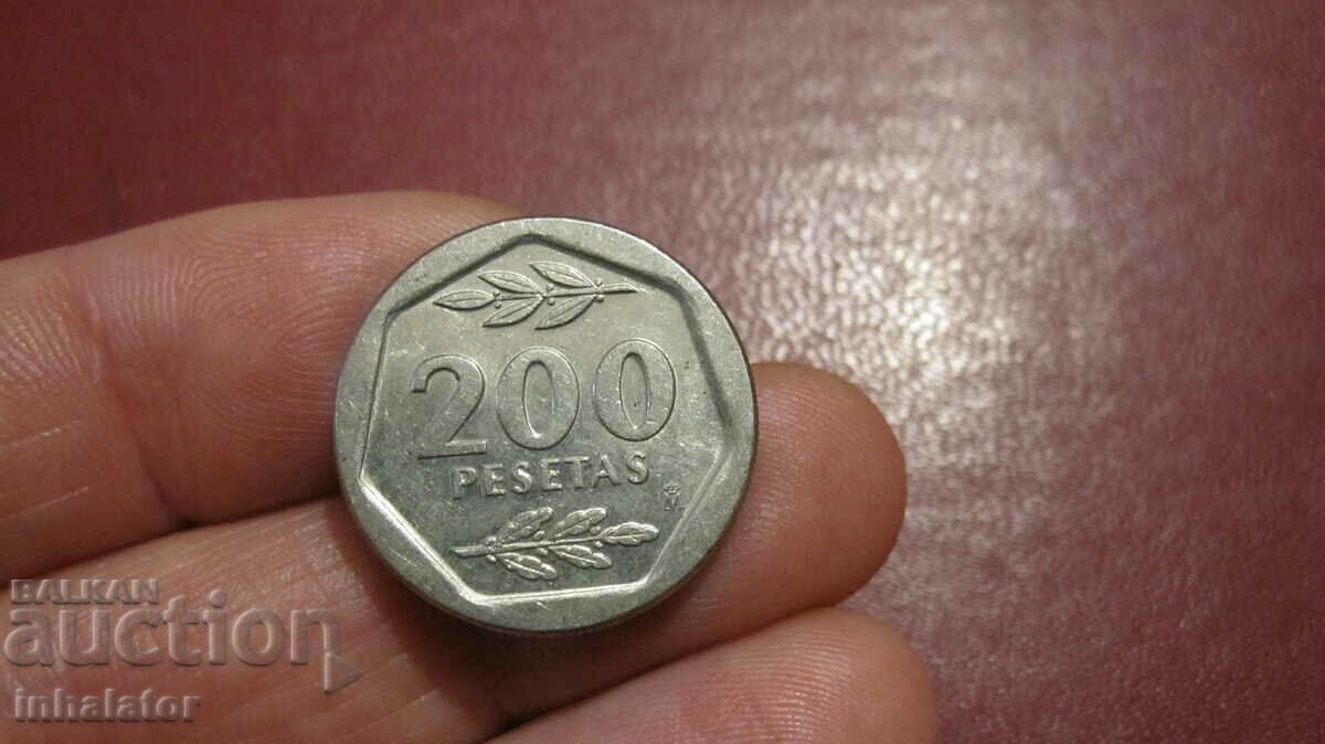 200 pesetas Spain 1987