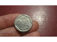 200 pesetas Spania 1987