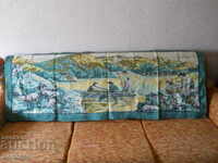 old wall tapestry - machine embroidery