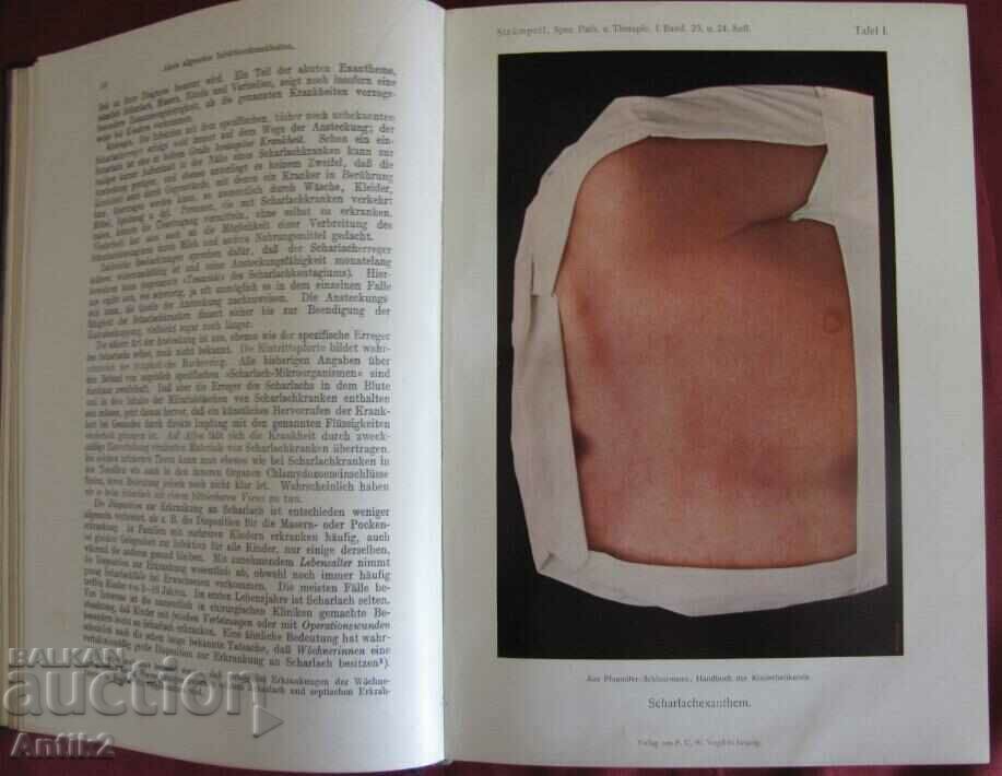 Auction 1922 Medical Book PATHOLOGY UND THERAPIE Auction 1922 Medical Book PATHOLOGY UND THERAPIE