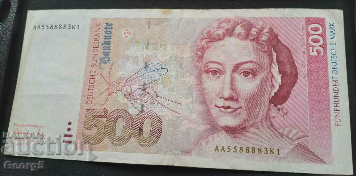 500 Марки 1991 година
