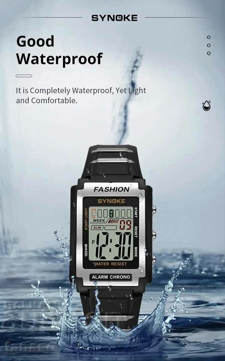 Men's sports electronic watch, waterproof with price 35.00 BGN | € 17.90 Men's sports electronic watch, waterproof with price 35.00 BGN | € 17.90