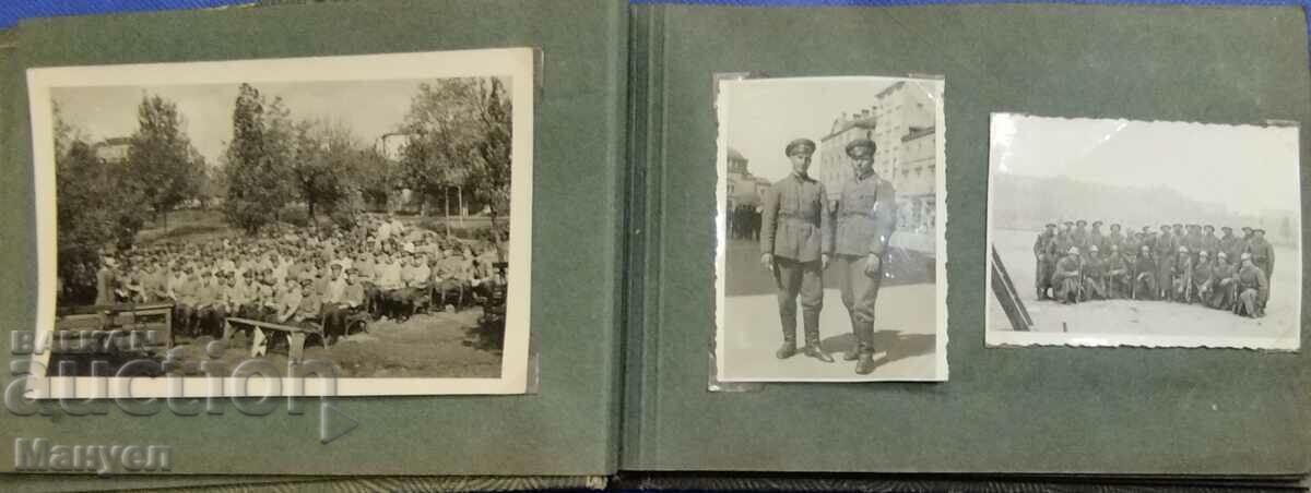 Auction Old album, military photos - 40 pieces Auction Old album, military photos - 40 pieces