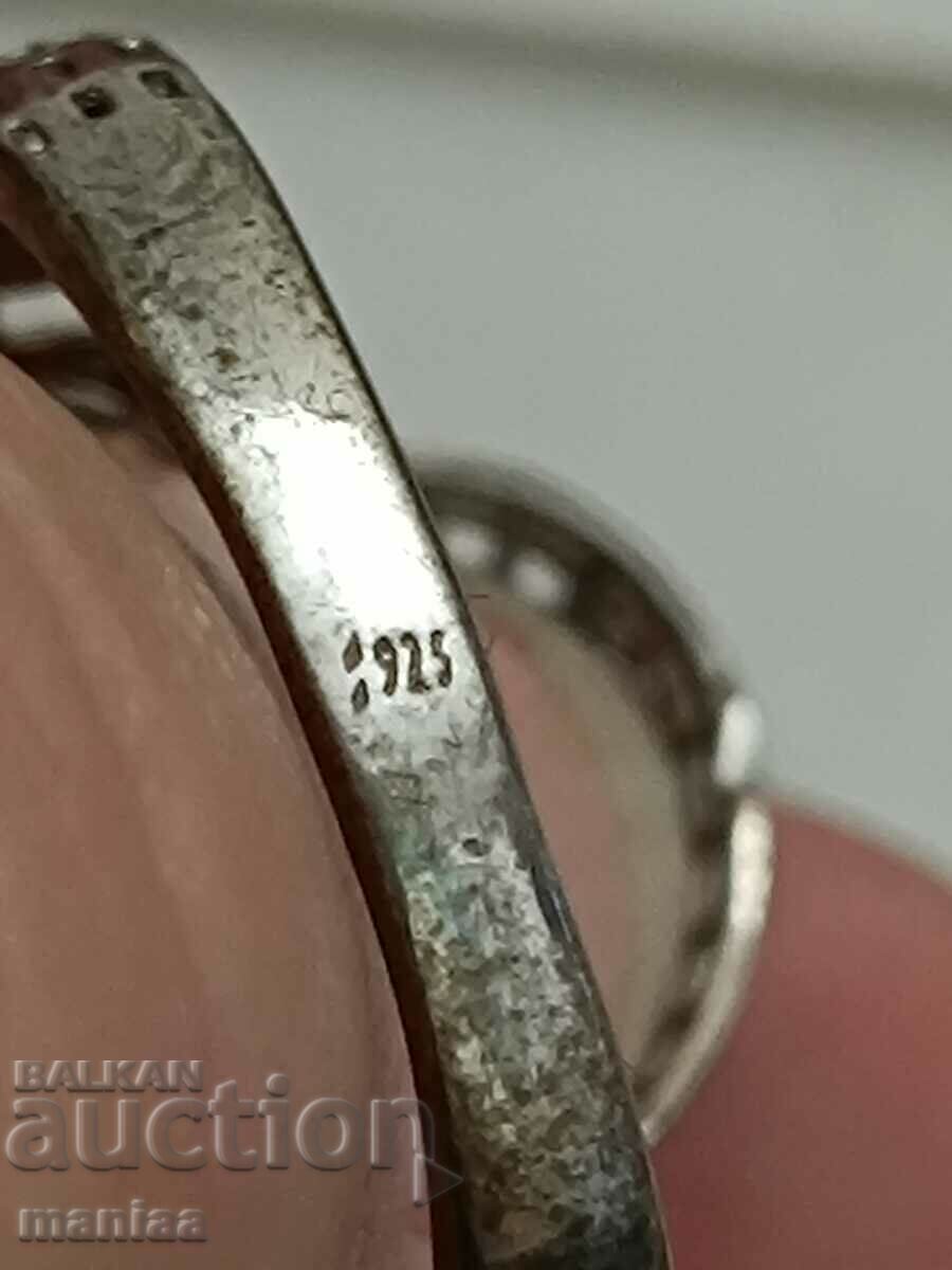 Beautiful silver hallmarked ring #D0 - 5 Beautiful silver hallmarked ring #D0 - 5