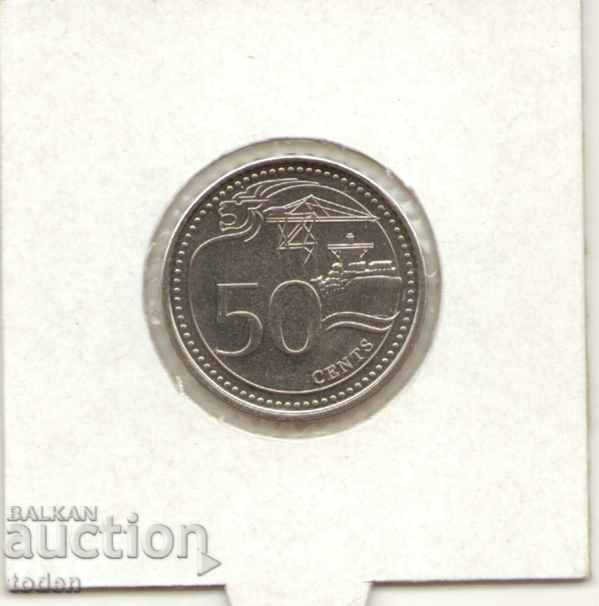 Auction Singapore-50 Cents-2013-KM# 348 Auction Singapore-50 Cents-2013-KM# 348
