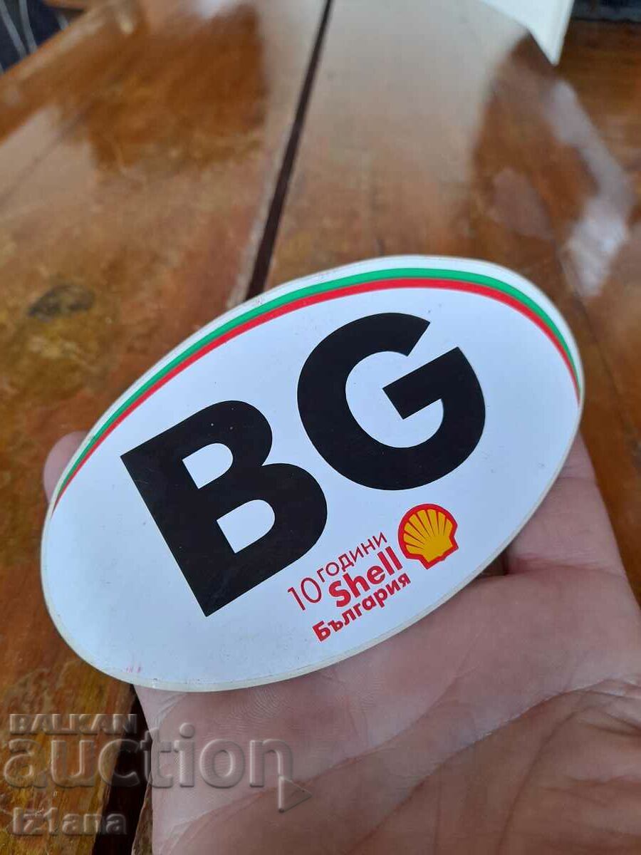 Autocolant vechi BG,Shell cu preț 12.00 BGN | € 6.14
