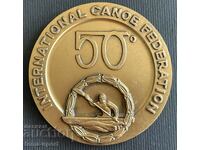 32 Plaque 50 years. International Canoe Federation 1974