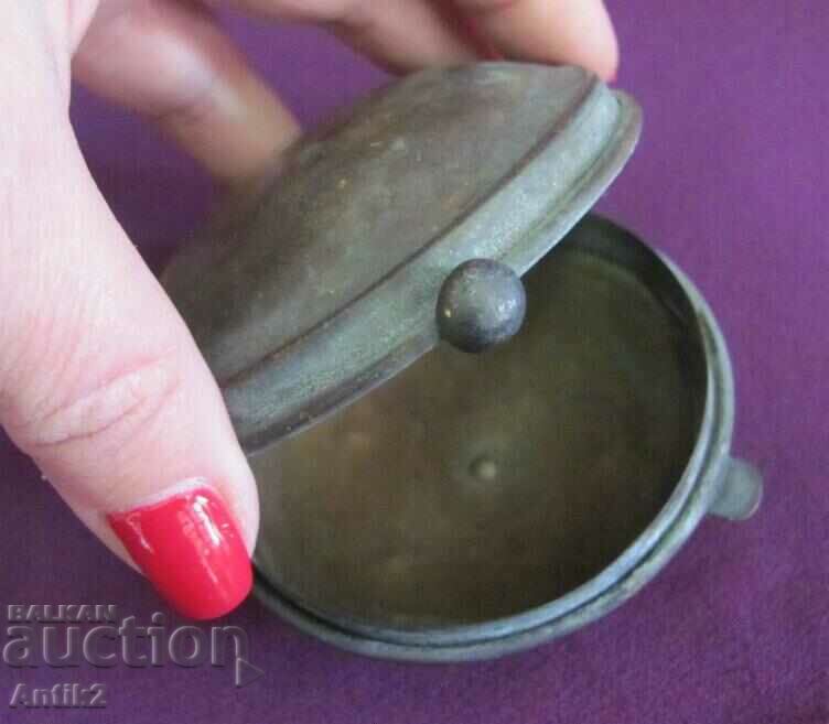 19th Century Large Bronze Pocket Watch Box - 6 19th Century Large Bronze Pocket Watch Box - 6