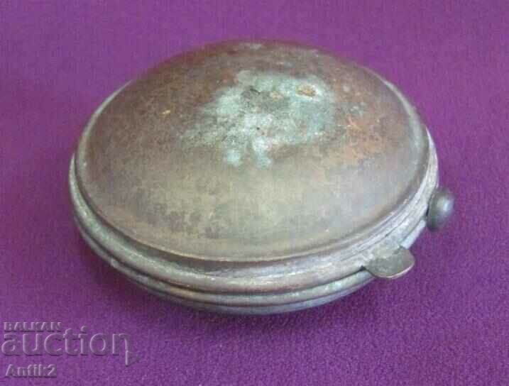 19th Century Large Bronze Pocket Watch Box - 7 19th Century Large Bronze Pocket Watch Box - 7
