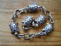 unique silver set (bracelet and earrings)