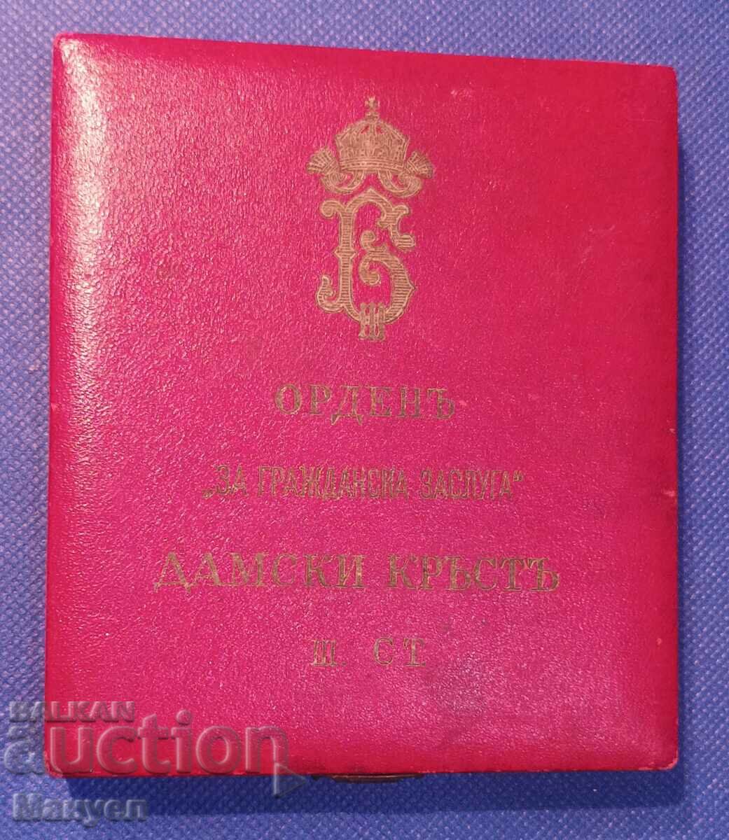 Order "For Civic Merit", women's, III Class. - 6 Order "For Civic Merit", women's, III Class. - 6