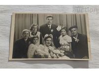 NEWLYWEDDING RELATIVES S.ZMEYOVO/KAZANLUK PHOTO 1950