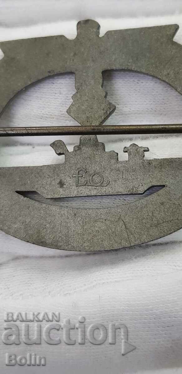 Delivery of Very Rare WWII German Submarine Badge 1939-1945. Delivery of Very Rare WWII German Submarine Badge 1939-1945.