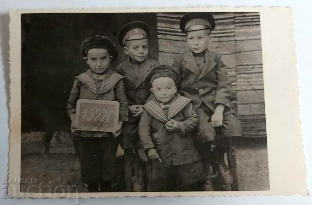 1922 CHILDREN BOYS CHILDREN'S PHOTO KINGDOM OF BULGARIA