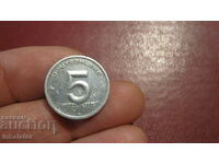 1948 5 pfennig Germania litera A - aluminiu