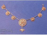 Old silver and beautiful bracelet - filigree.