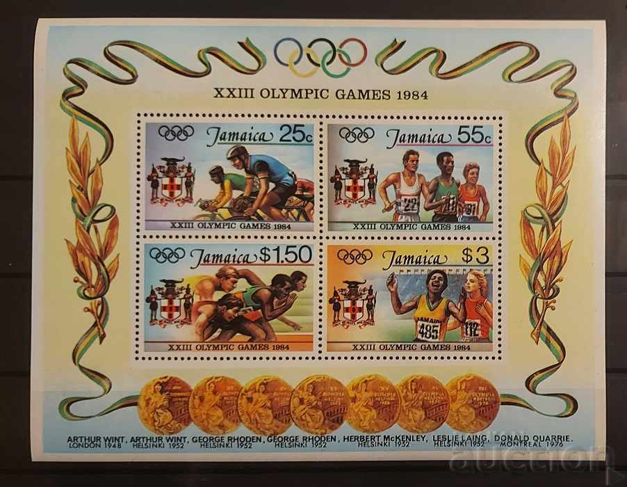 Jamaica 1984 Los Angeles Olympic Games '84 Block MNH