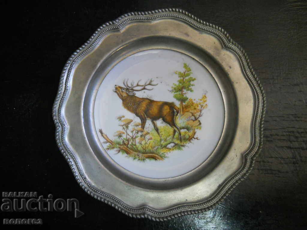 collectible porcelain plate - panel - Germany