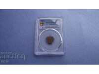 ΝΟΜΙΣΜΑ - 1 st. - One penny 1912 - MS62 RB - PCGS -