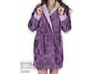 Purple women's bathrobe XXL