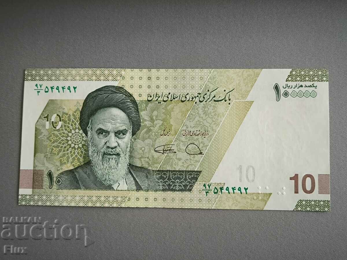 Банкнота - Иран - 10 томана / 100 000 риала UNC | 2022г.