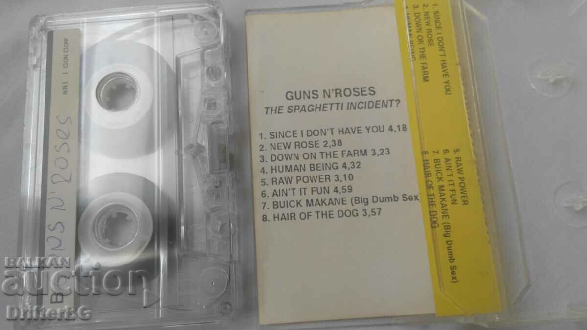 Audiocassette,cassette,GNR with price 5.00 BGN | € 2.56 Audiocassette,cassette,GNR with price 5.00 BGN | € 2.56