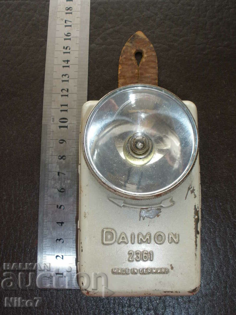 "DAIMON-2361" - lanternă veche, germană. - 7 "DAIMON-2361" - lanternă veche, germană. - 7