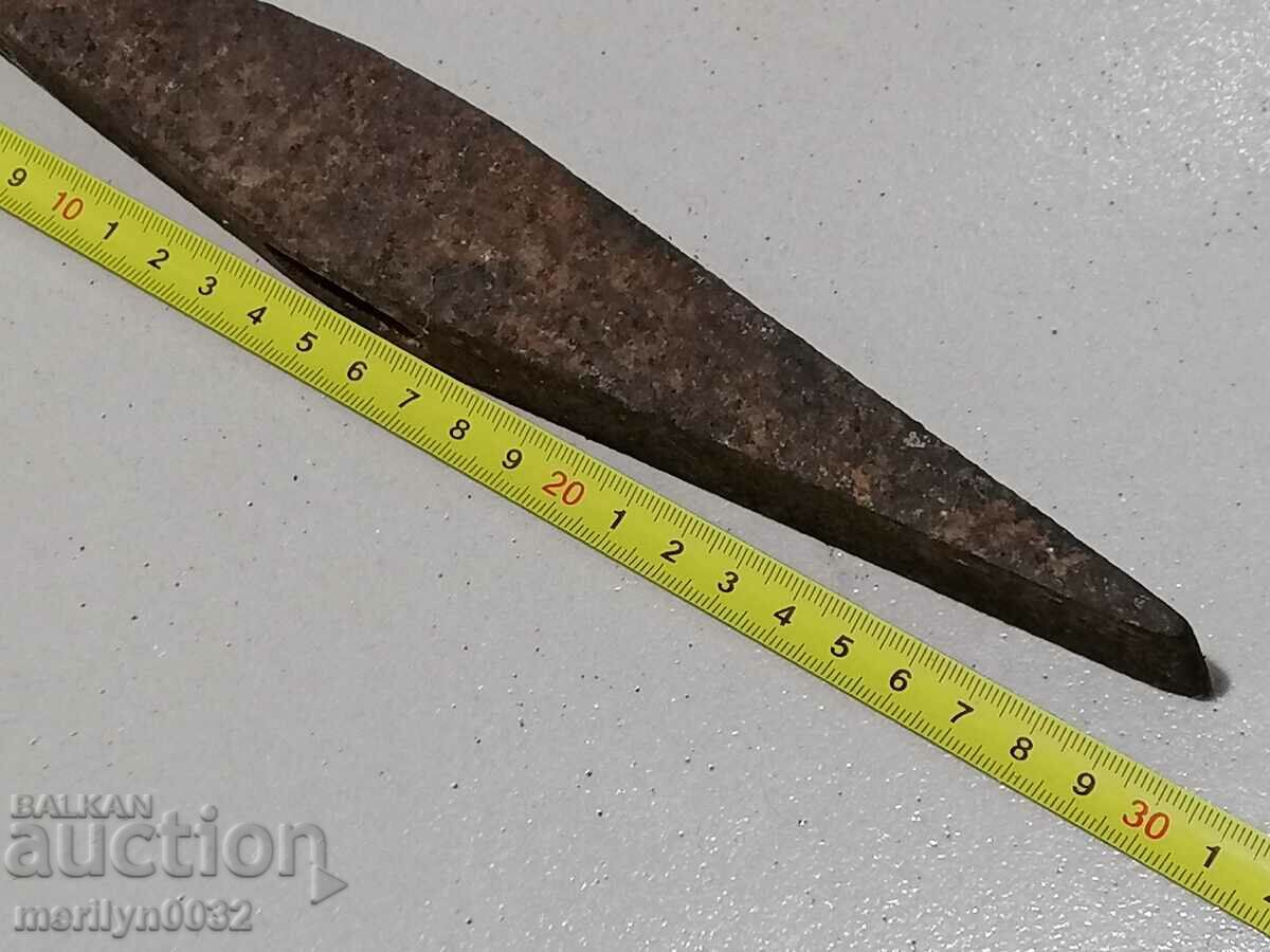 Auction Old mason's hammer, tool, pickaxe Auction Old mason's hammer, tool, pickaxe