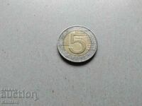 Монета - ПОЛША - 5 злоти - 1996 г.
