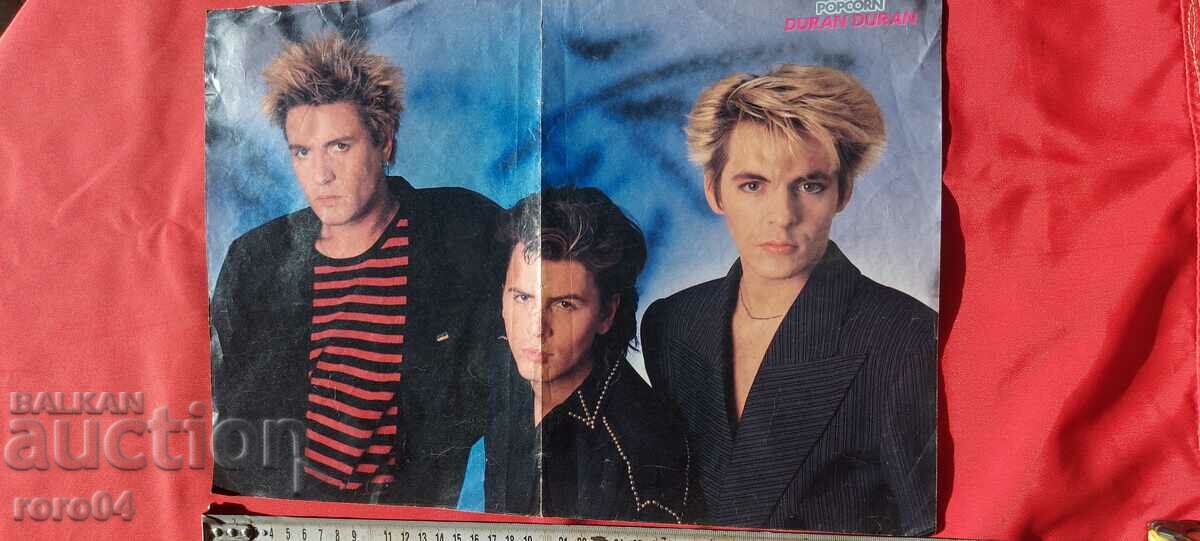 DURAN DURAN - DAVID BOWIE - POPCORN - 6 DURAN DURAN - DAVID BOWIE - POPCORN - 6