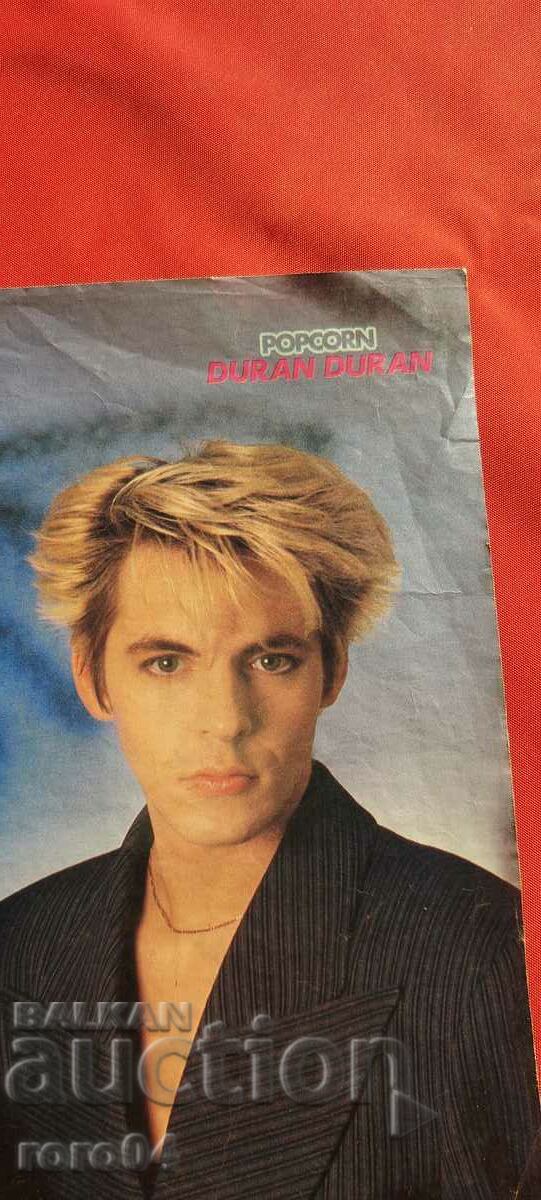 DURAN DURAN - DAVID BOWIE - POPCORN - 7 DURAN DURAN - DAVID BOWIE - POPCORN - 7