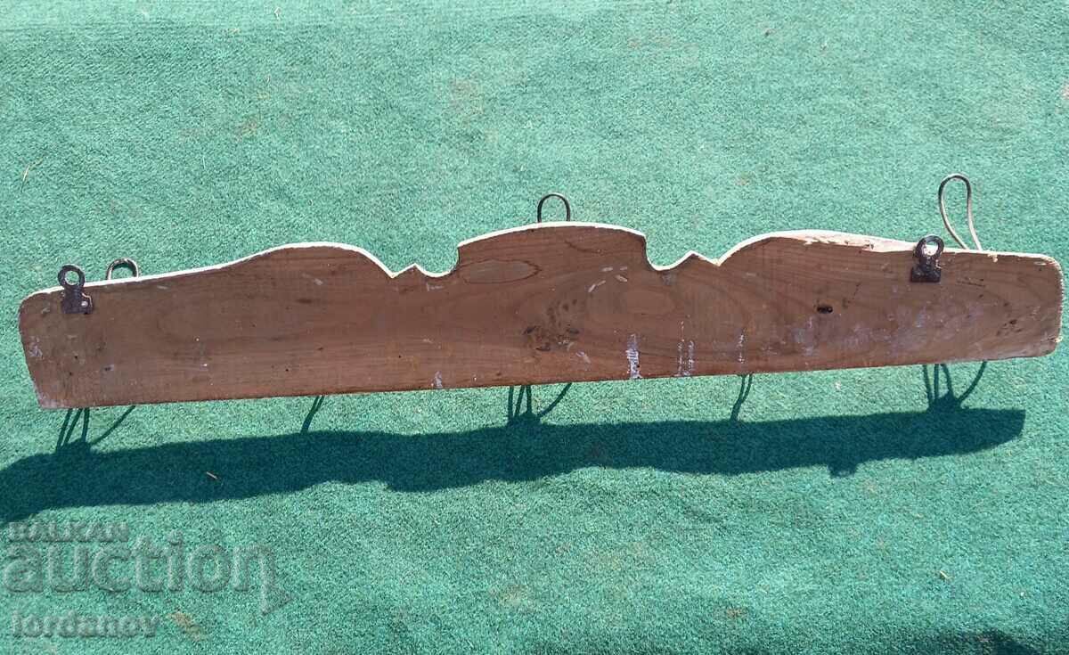 Old wooden hanger. - 5 Old wooden hanger. - 5