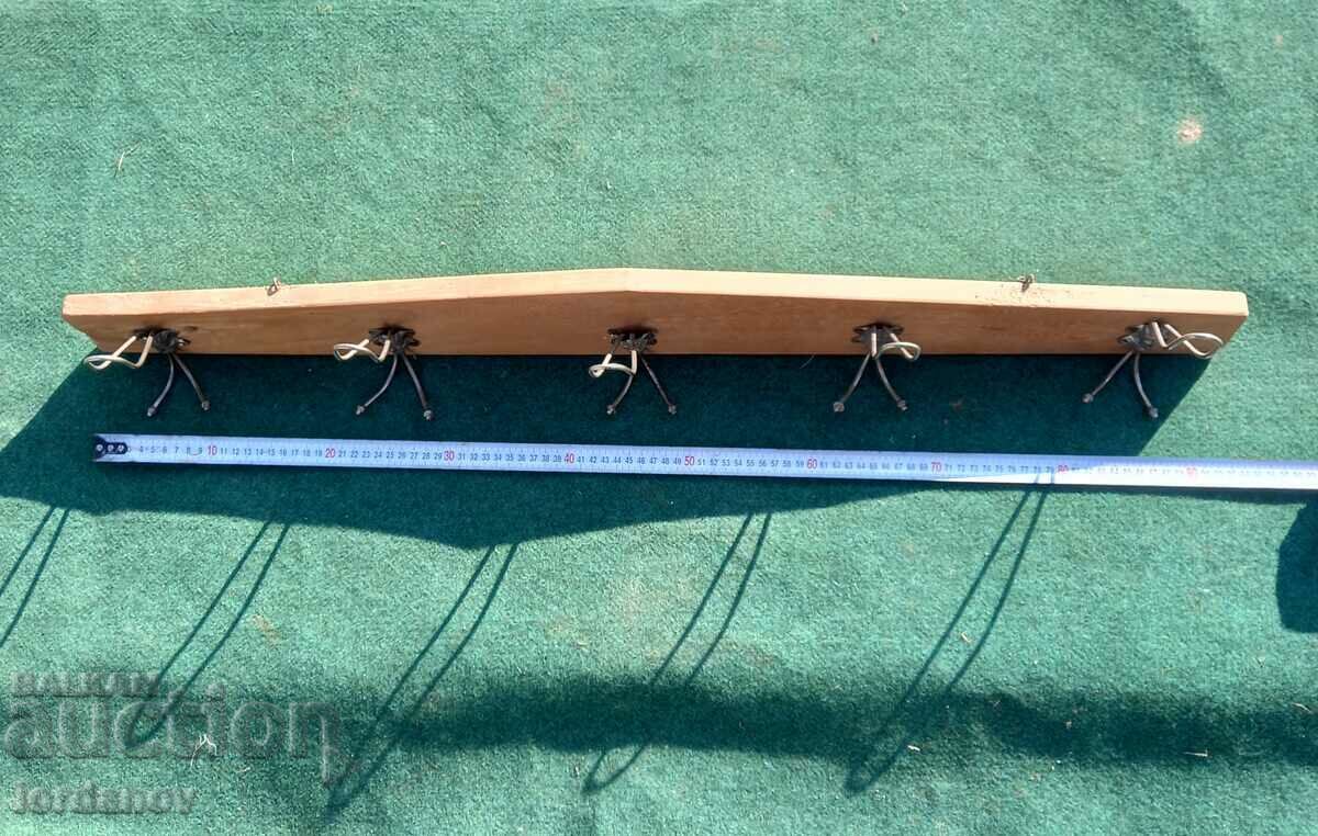 Old wooden hanger. - 5 Old wooden hanger. - 5