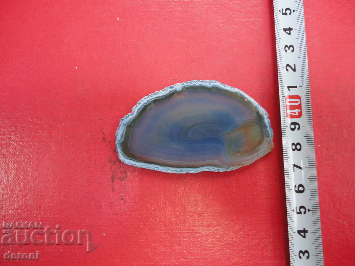 Polished mineral agate chalcedony 22 with price 5.00 BGN | € 2.56