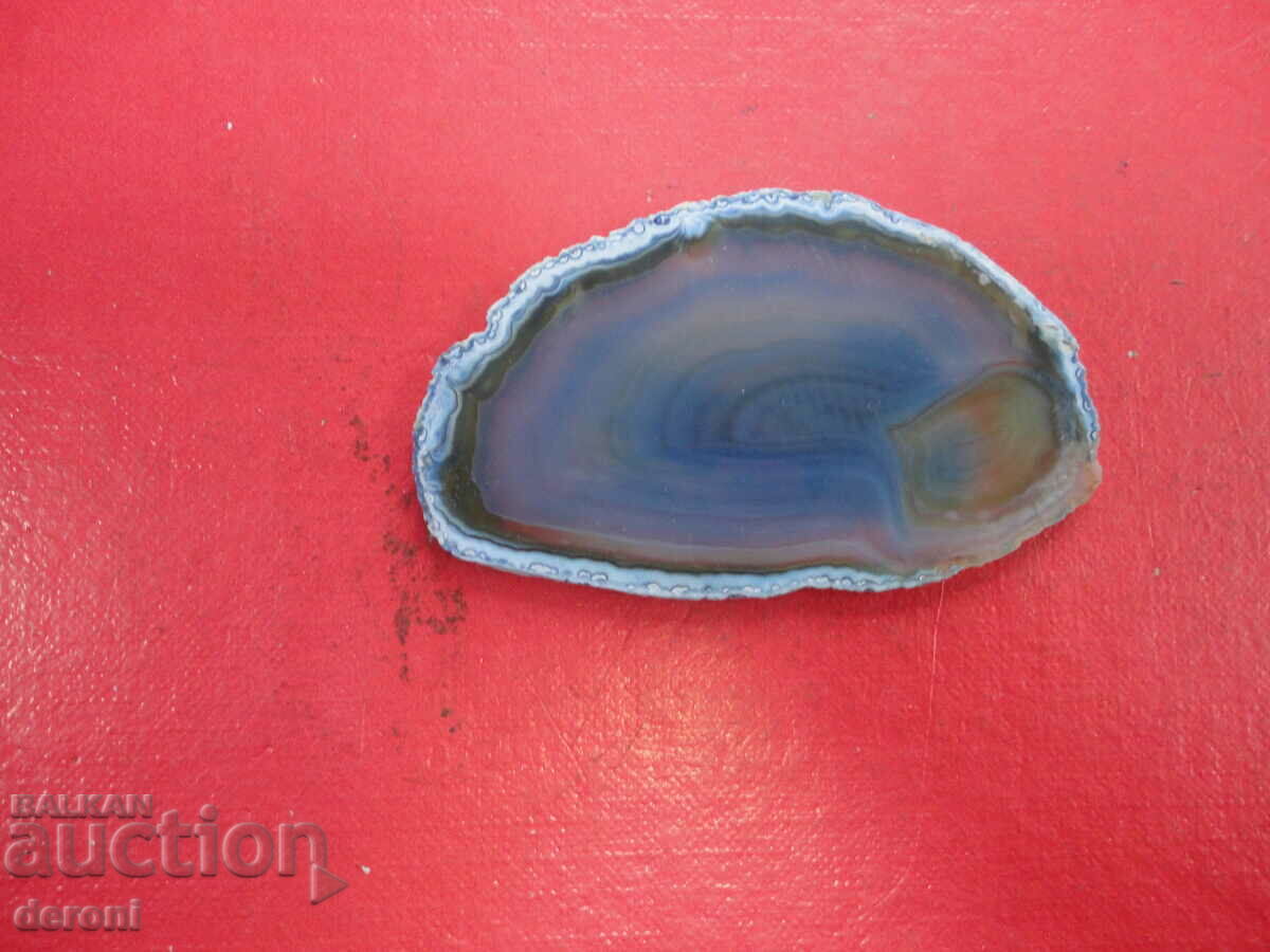 Auction  Polished mineral agate chalcedony 22