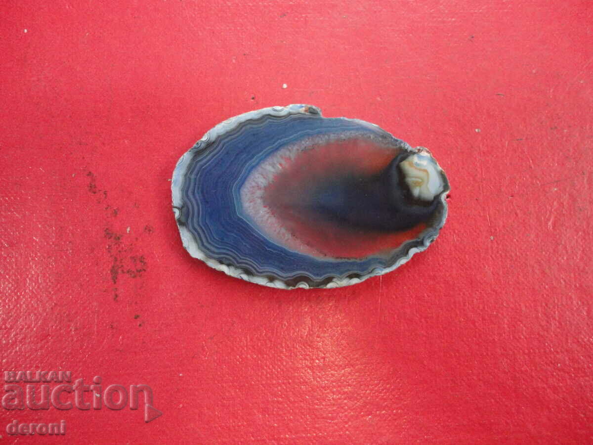 Auction  Polished mineral agate chalcedony 24