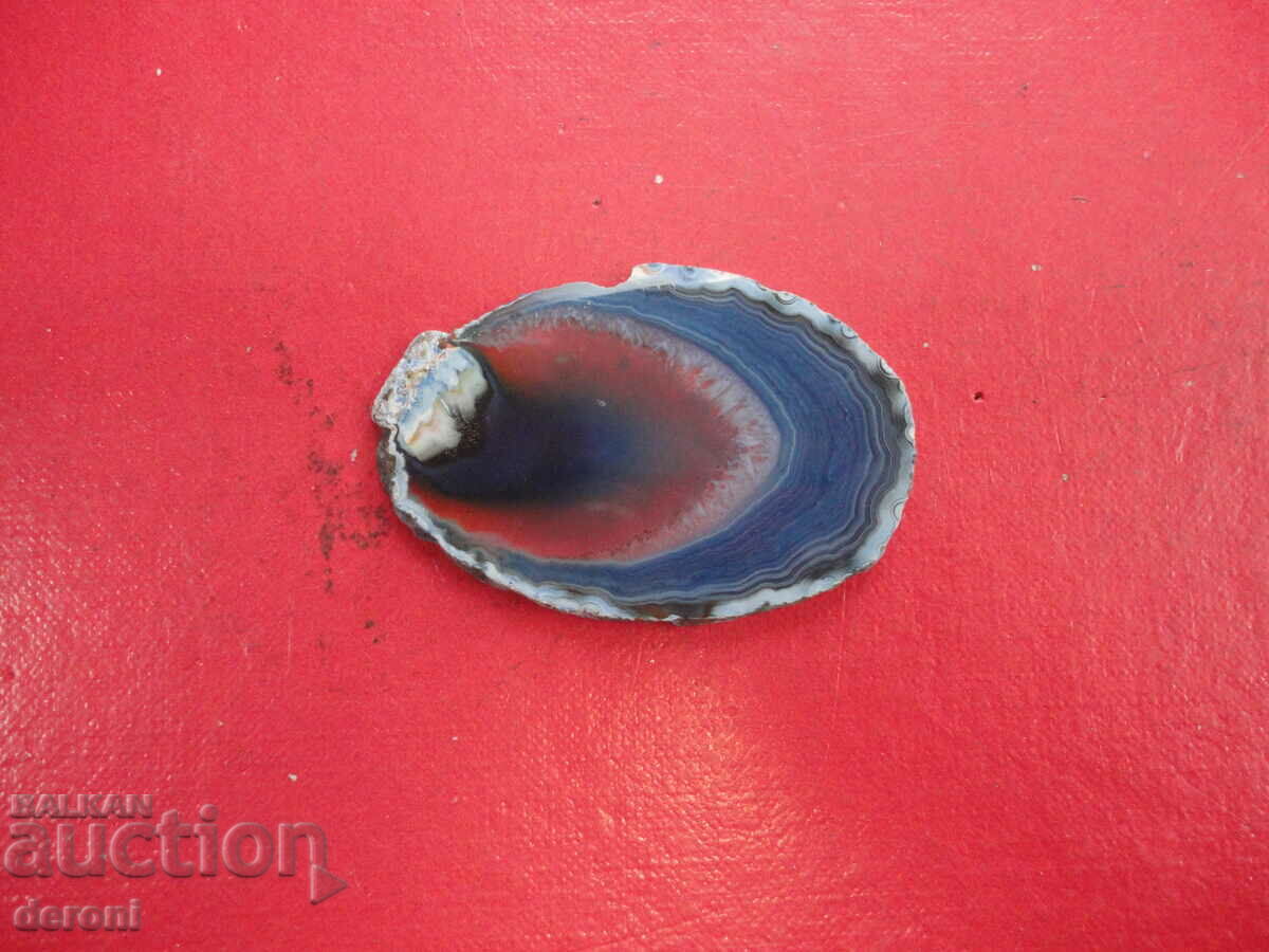 Polished mineral agate chalcedony 24 - 5