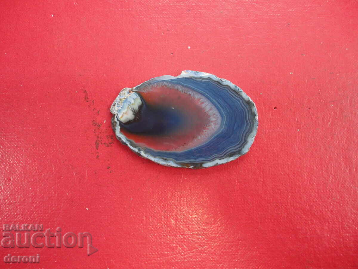 Polished mineral agate chalcedony 24 - 6