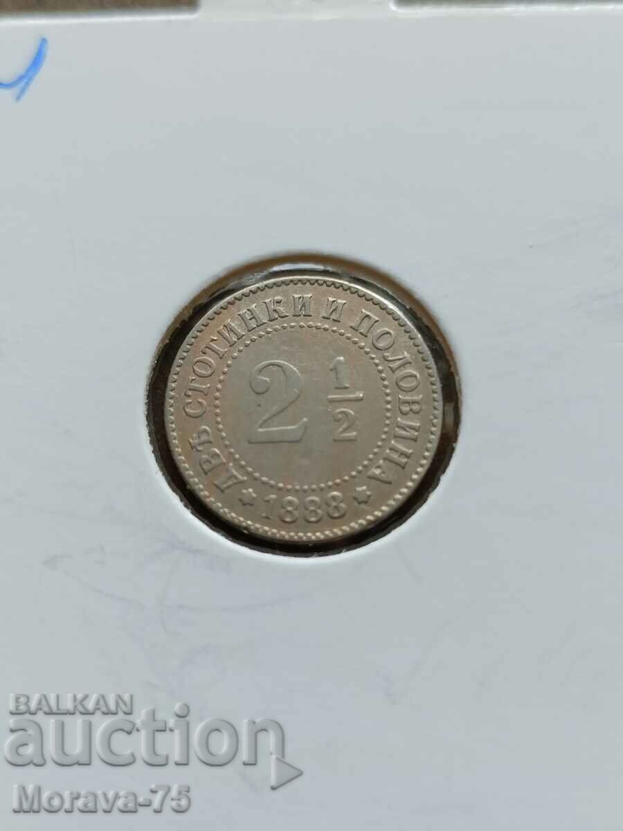 2 1/2 σεντ 1888