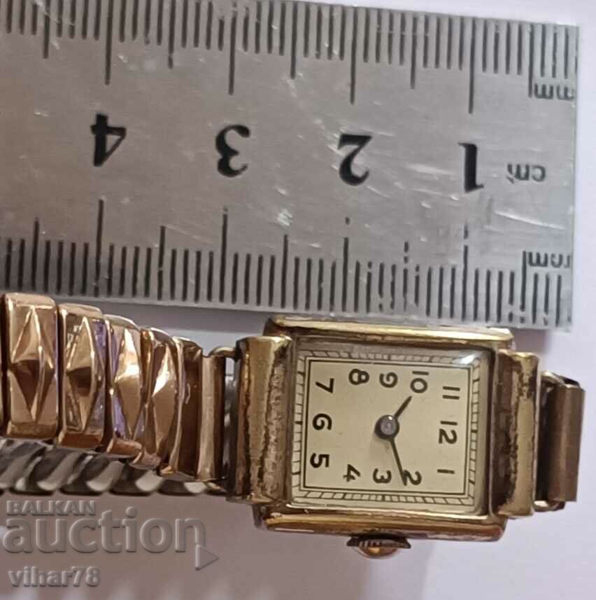 Delivery of German gold plated 20 micron ladies watch with box and guarantees