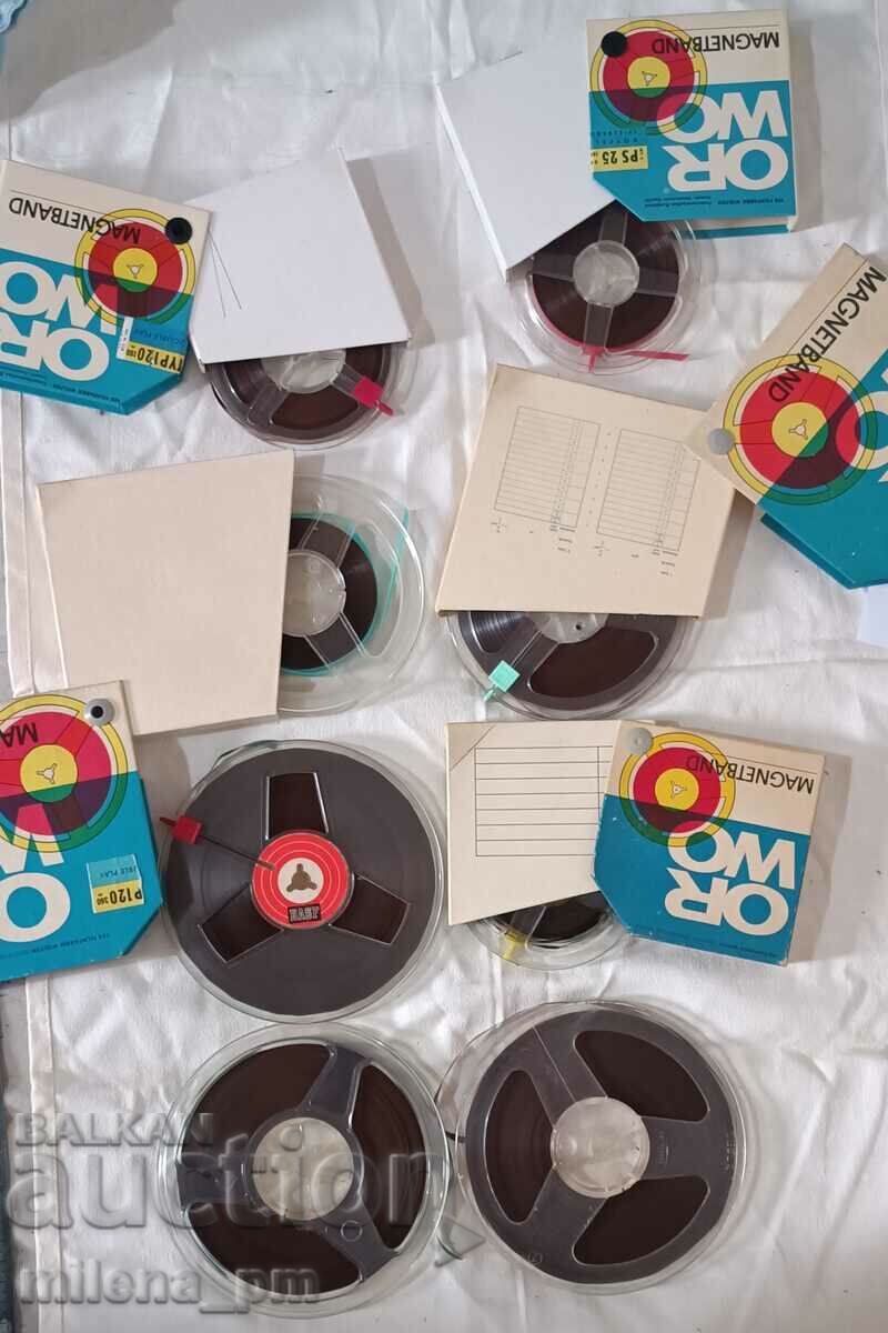 Lot of tape recorder rolls with price 65.99 BGN | € 33.74 Lot of tape recorder rolls with price 65.99 BGN | € 33.74