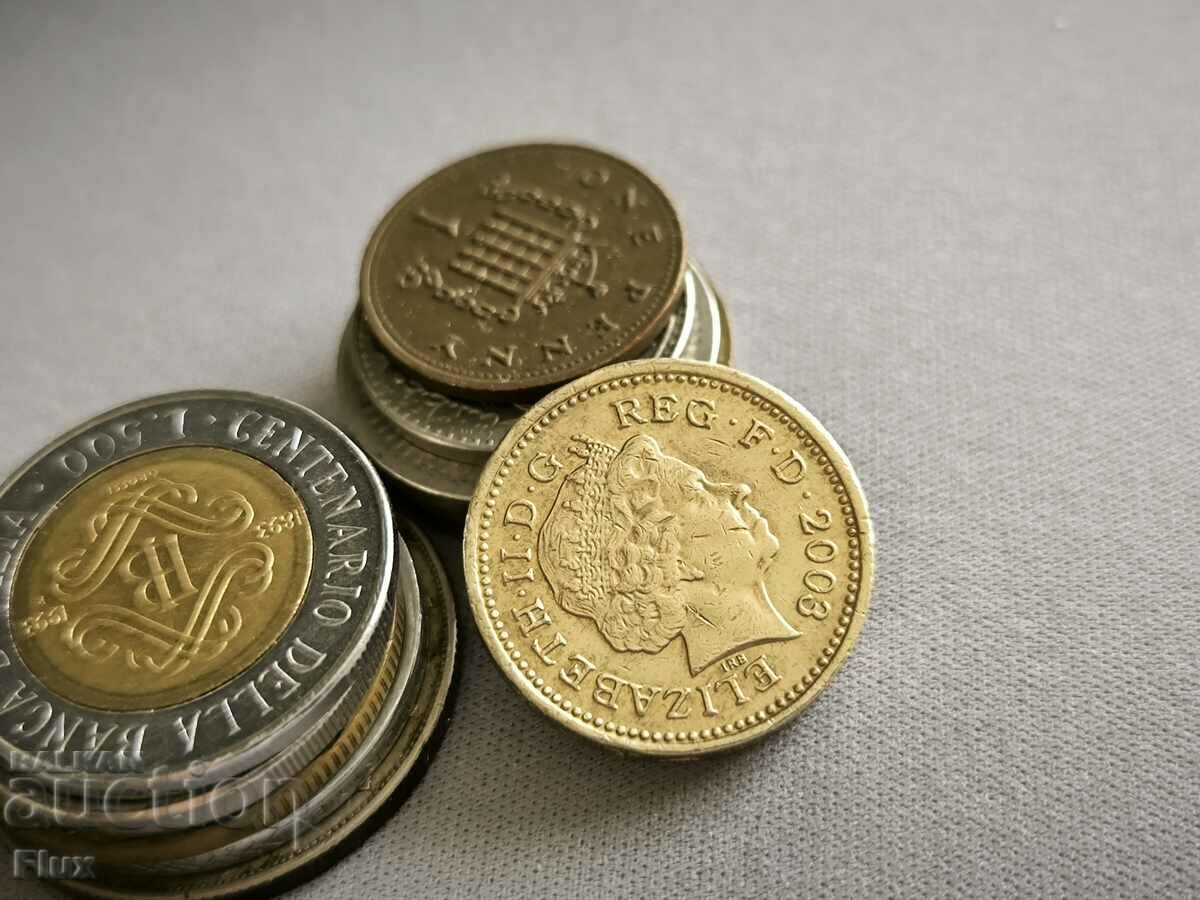 Coin - Great Britain - 1 pound | 2003 with price 5.50 BGN | € 2.81 Coin - Great Britain - 1 pound | 2003 with price 5.50 BGN | € 2.81