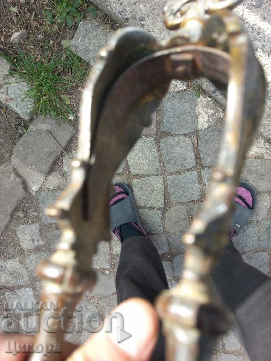 OLD BRONZE FIREPLACE ORNAMENT MASCHA DILAF - 5 OLD BRONZE FIREPLACE ORNAMENT MASCHA DILAF - 5