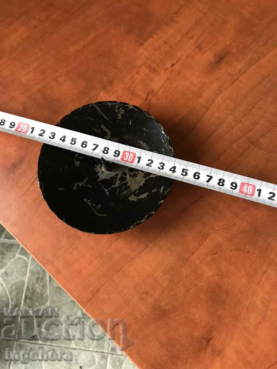 Delivery of CANDLESTICK WROUGHT IRON METAL OLD