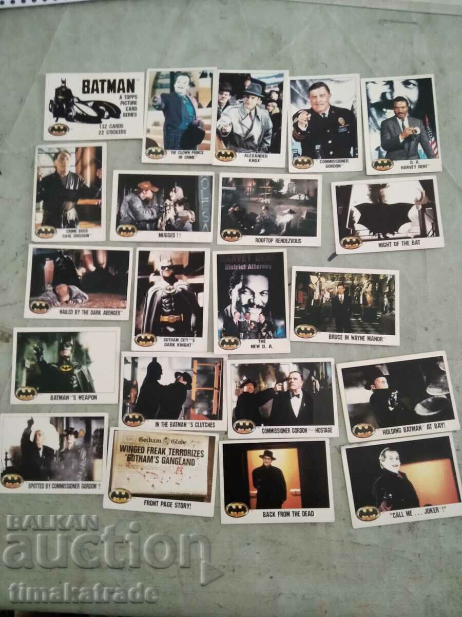 Lot of cards from gum Batman - BIG